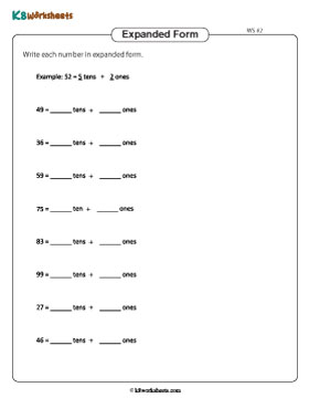 Writing in Expanded Word Form | 2-Digit Numbers 2