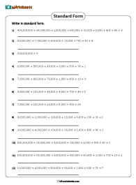 Writing Large Numbers in Expanded Form