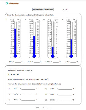 Converting Temperatures from Celsius to Fahrenheit 1