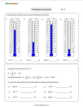 Converting Temperatures from Fahrenheit to Celsius 1