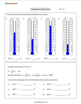 Converting Temperatures from Fahrenheit to Celsius 3