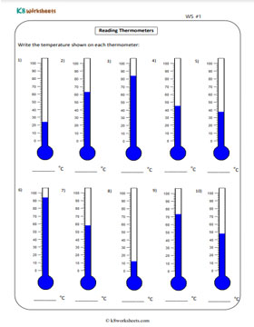 Reading Temperatures from 0°C to 100°C 1