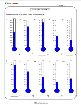 Reading Temperatures from 0°C to 100°C 2