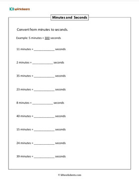 Converting Time from Minutes to Seconds