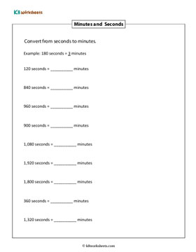 Converting Time from Seconds to Minutes