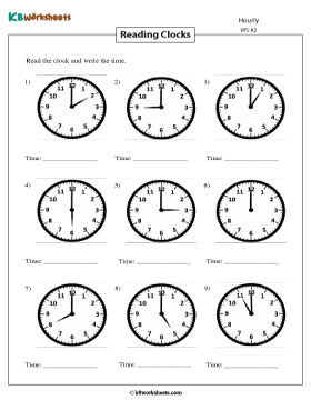 Telling Time | Hourly Increment 2