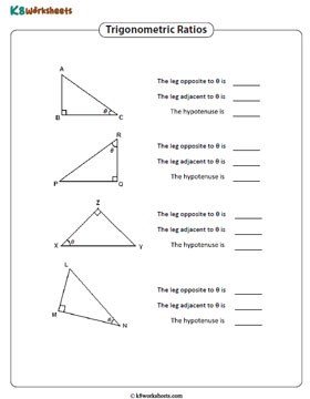 Identifying Hypotenuse, Opposite, and Adjacent Sides