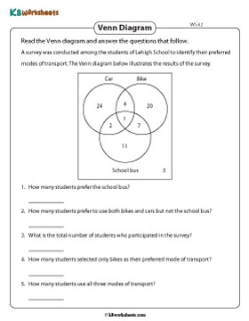 Venn Diagram Word Problems | 3 Sets 2