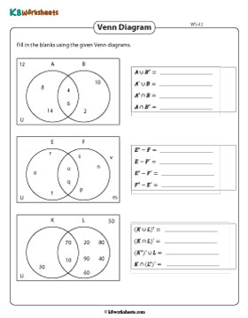 Writing Set Notations: Two Sets | With Universal Set 2