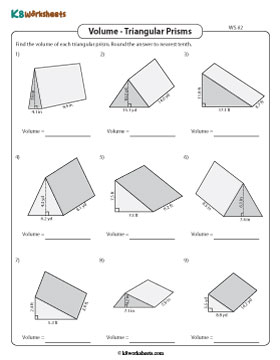 Volume of a Triangular Prism | Decimals - Customary 2