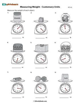 Reading Weighing Scales | Customary 3